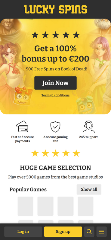 Lucky Spins-anmeldelse (2026)